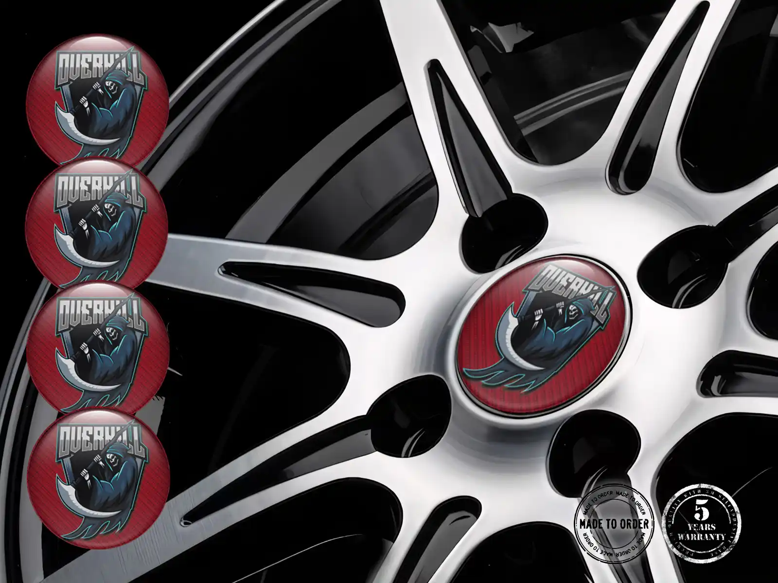 Car rim decal High Quality Racing Dome Edition